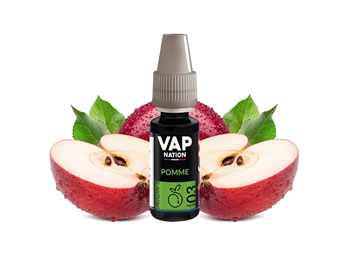 VAP NATION 10ml POMME 03MG