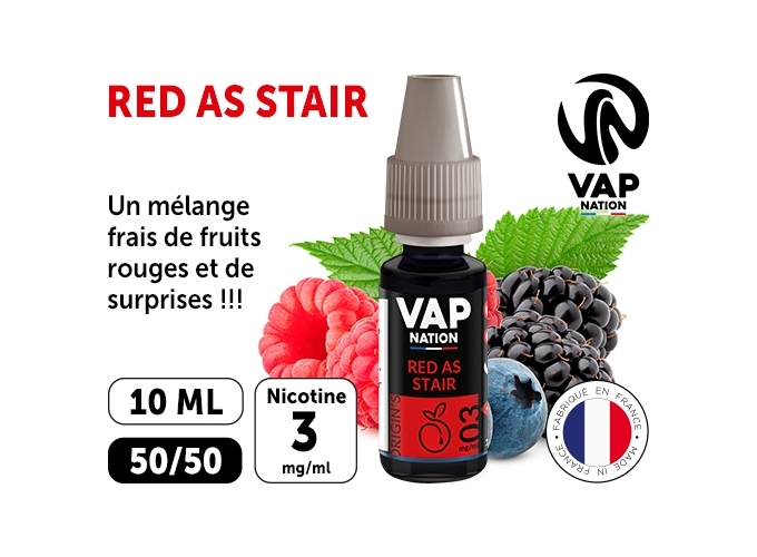 VAP NATION 10ml RED AS STAIR 03 MG