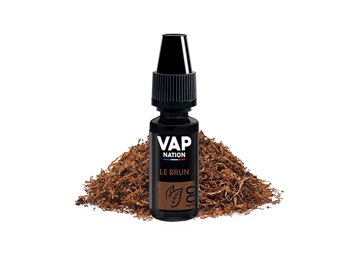 VAP NATION 10ml  TABAC BRUN 00 MG