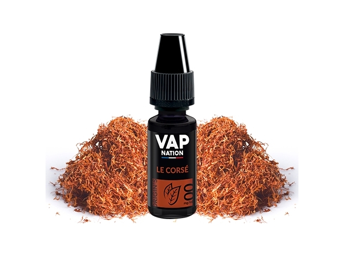 VAP NATION 10ml  TABAC CORSE 00 MG