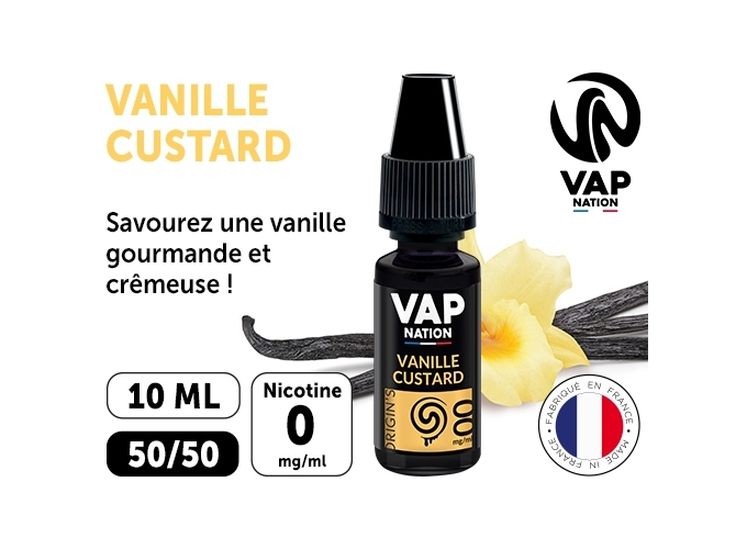 VAP NATION 10ml VANILLE CUSTARD 00 MG ML