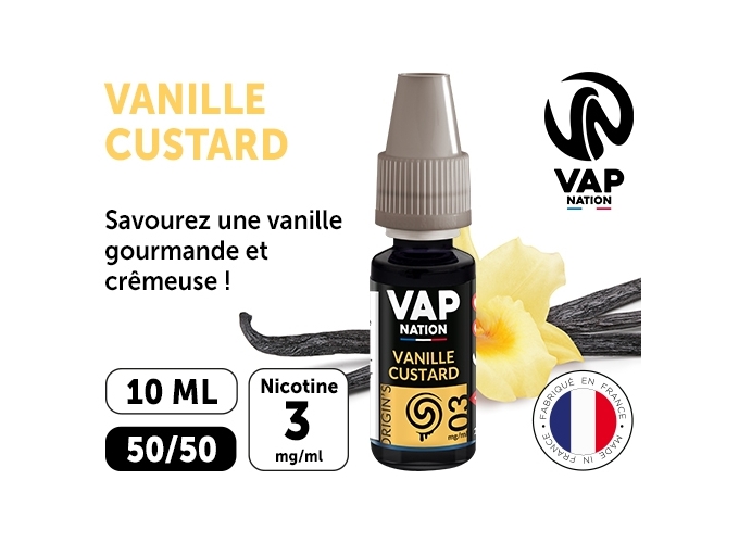 VAP NATION 10ml VANILLE CUSTARD 03 MG ML