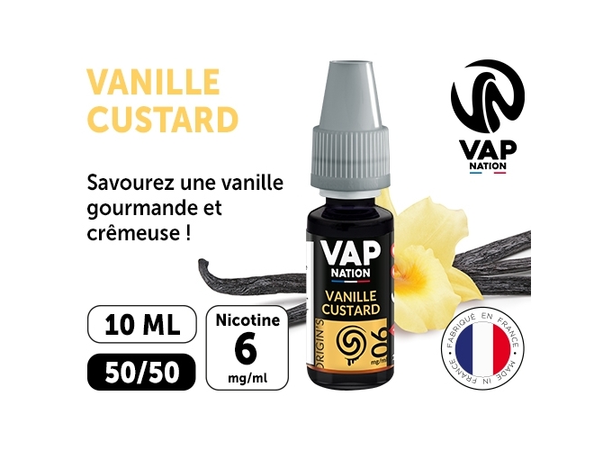 VAP NATION 10ml VANILLE CUSTARD 06 MG ML