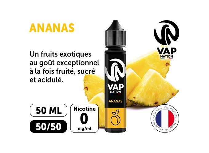VAP NATION 50ml ANANAS 00 MG ML