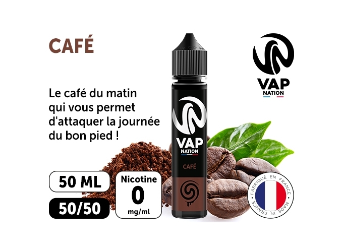 VAP NATION 50ml CAFE 00 MG
