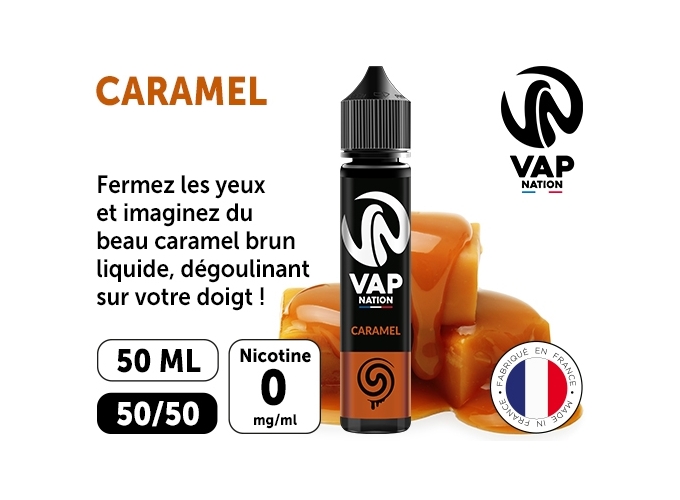 VAP NATION 50ml CARAMEL 00 MG ML