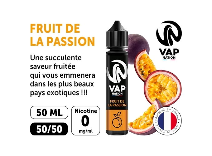 VAP NATION  50ML FRUIT DE LA PASSION 00MG