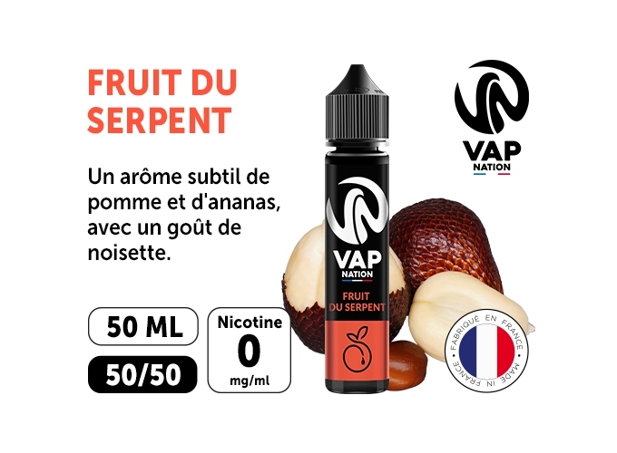 VAP NATION 50ml FRUIT DU SERPENT 00 MG