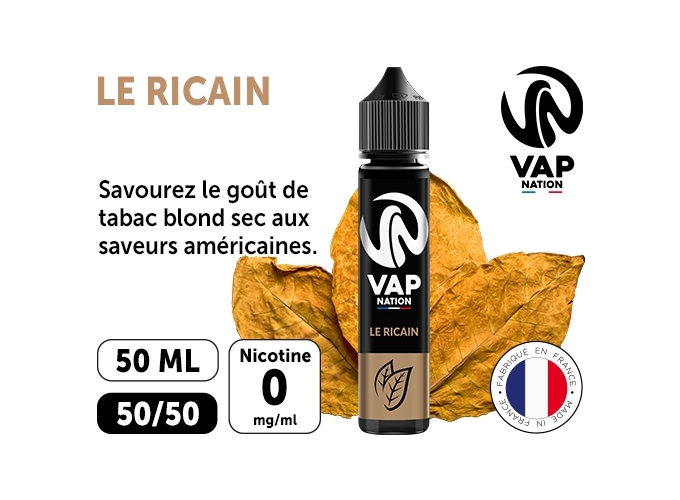 VAP NATION 50ml LE RICAIN 00 MG
