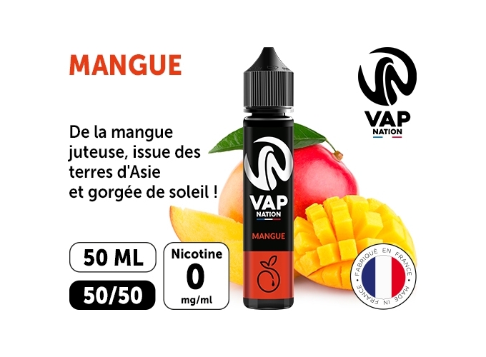 VAP NATION 50ml MANGUE 00 MG ML