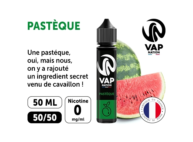 VAP NATION 50ml PASTEQUE 00 MG ML