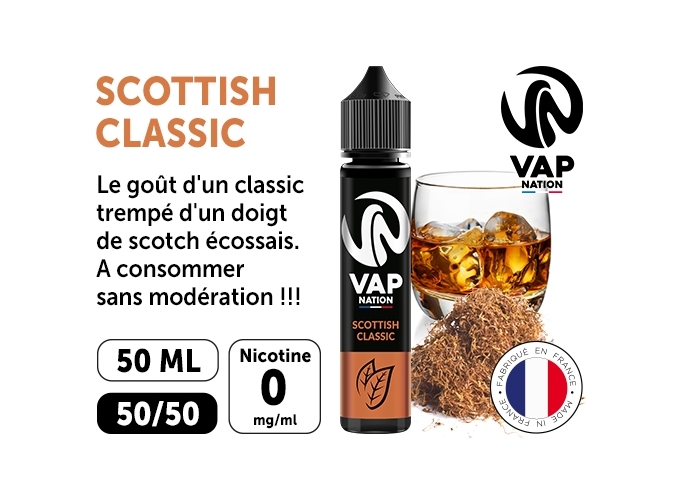 VAP NATION 50ml SCOTTISH CLASSIC 00 MG ML