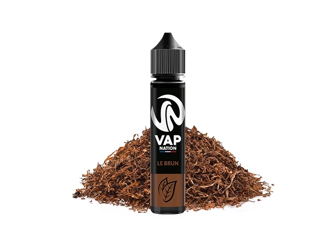 VAP NATION 50ml  TABAC BRUN 00 MG