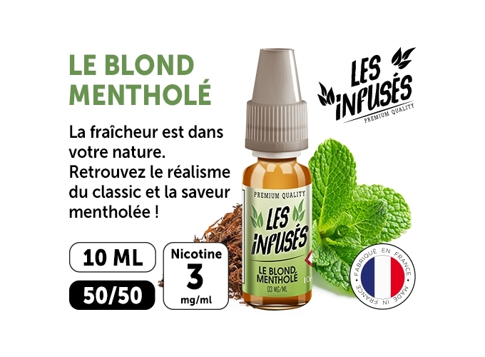 VAP NATION INFUSION CLASSIC BLOND MENTHOL 03 MG ML