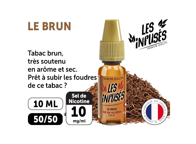 VAP NATION INFUSION CLASSIC BRUN 10 MG ML SELS