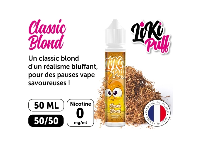 VAP NATION LIKI PUFF CLASSIC BLOND 50 ML