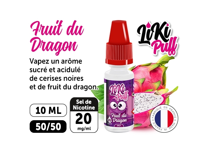 VAP NATION LIKI PUFF FRUIT DU DRAGON 20 MG ML