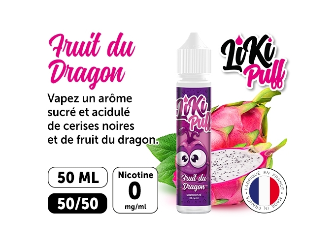 VAP NATION LIKI PUFF FRUIT DU DRAGON 50 ML