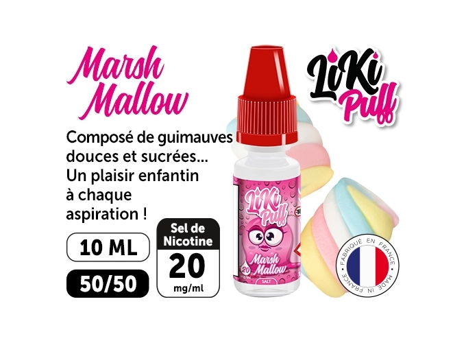 VAP NATION LIKI PUFF MARSHMALLOW 20 MG ML