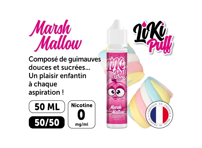 VAP NATION LIKI PUFF MARSHMALLOW 50 ML