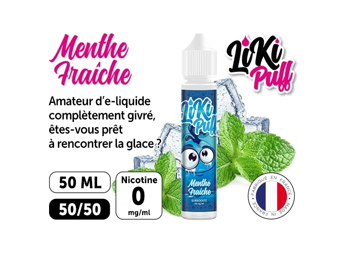 VAP NATION LIKI PUFF MENTHE FRAICHE 50 ML