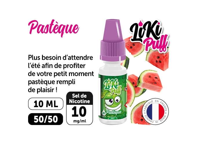 VAP NATION LIKI PUFF PASTEQUE 10 MG ML