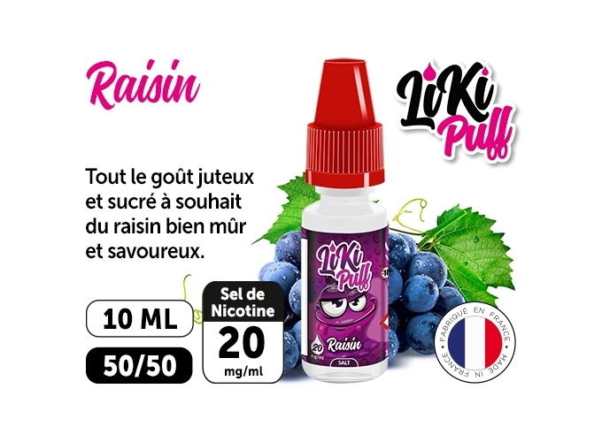 VAP NATION LIKI PUFF RAISIN 20 MG ML