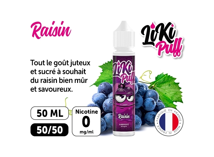 VAP NATION LIKI PUFF RAISIN 50 ML