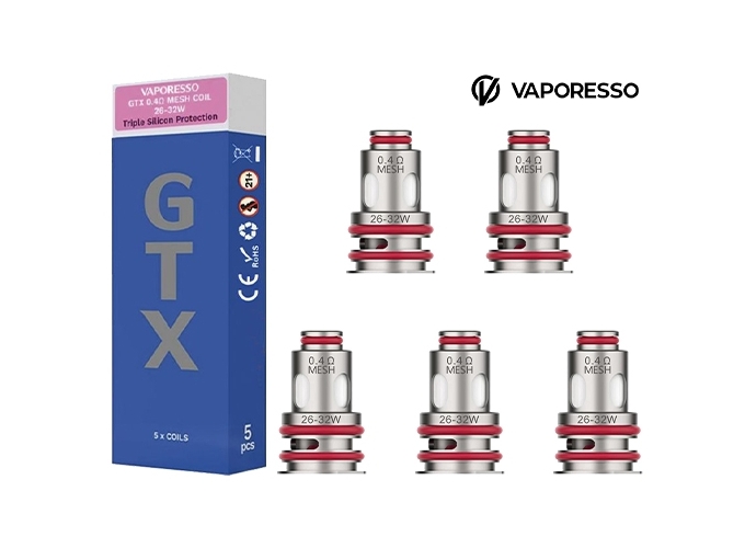 VAPORESSO RESISTANCES GTX MESH 0.4 ohm (5)