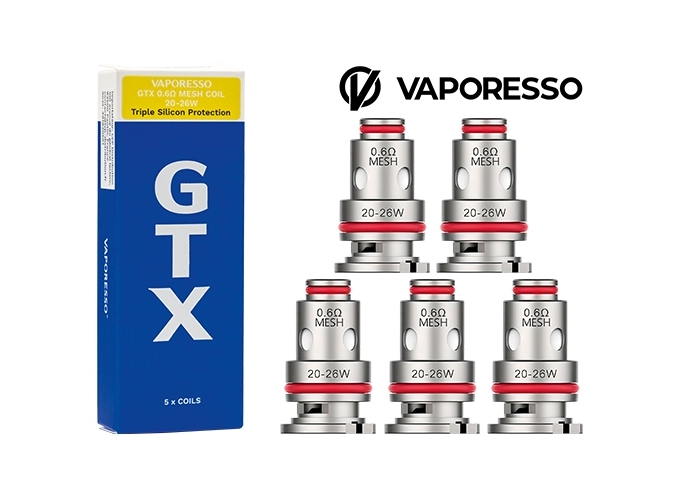 VAPORESSO RESISTANCES GTX MESH 0.6 ohm (5)