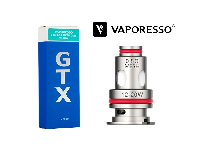 VAPORESSO RESISTANCES GTX MESH 0.8 ohm (5)