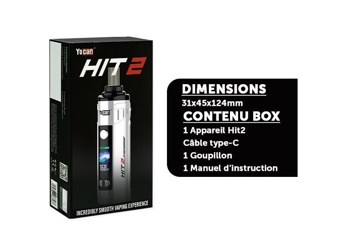 VAPORISATEUR YOCAN HIT 2 BLANCHE