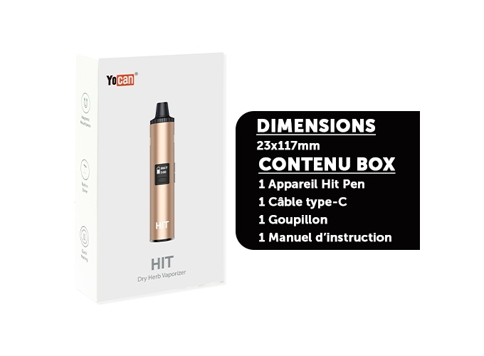 VAPORISATEUR YOCAN HIT CHAMPAGNE