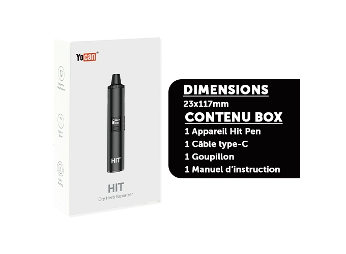 VAPORISATEUR YOCAN HIT NOIRE