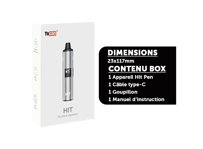 VAPORISATEUR YOCAN HIT SILVER