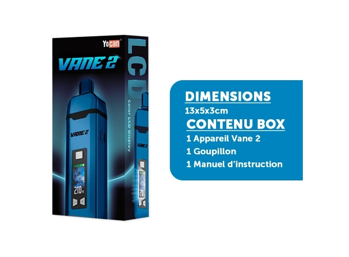 VAPORISATEUR YOCAN VAN 2 BLEUE