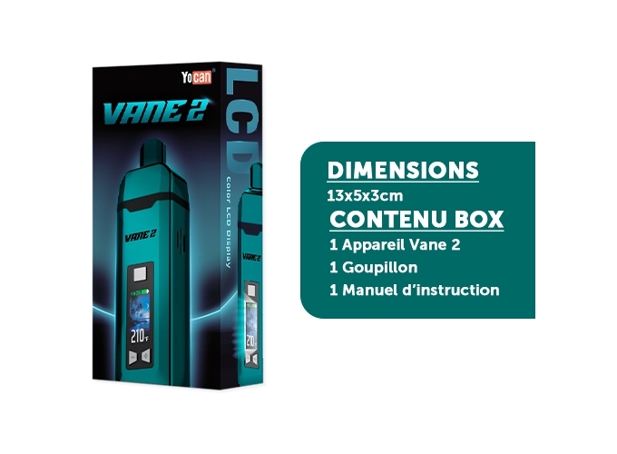 VAPORISATEUR YOCAN VAN 2 VERTE