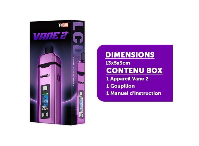VAPORISATEUR YOCAN VAN 2 VIOLET