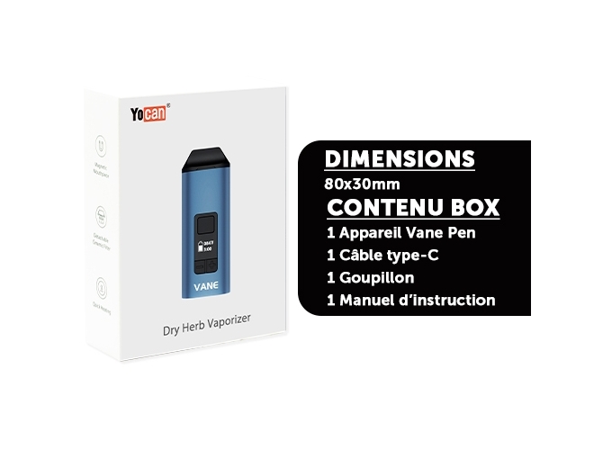 VAPORISATEUR YOCAN VAN  BLEUE