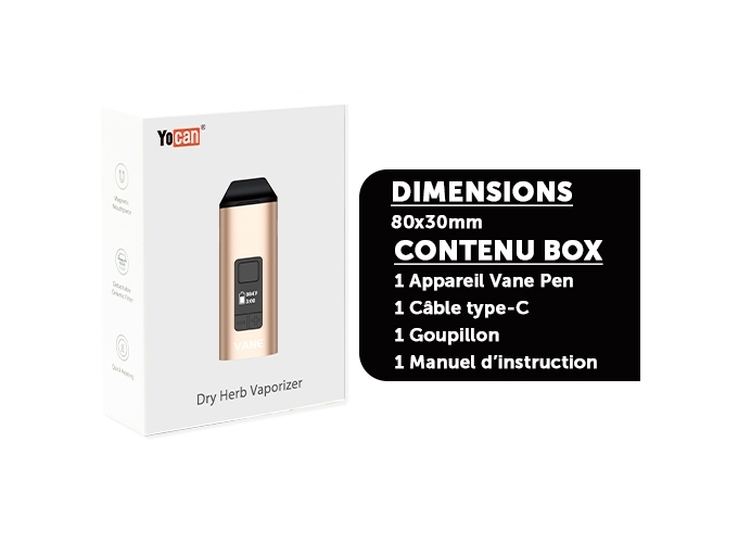 VAPORISATEUR YOCAN VAN  CHAMPAGNE