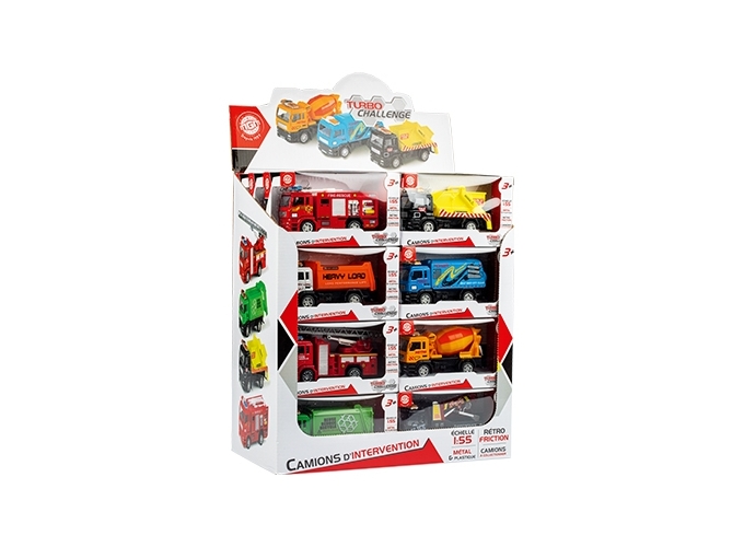 VEHICULE SECURITE METAL 8 ASSORT. (PR.24)