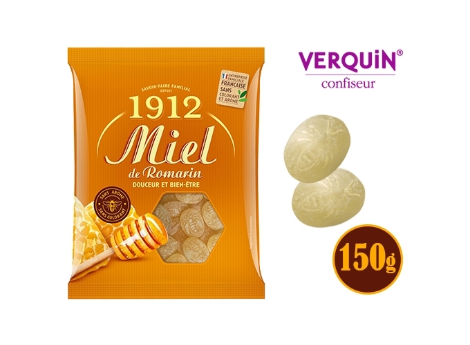 VERQUIN SACHET 150g MIEL DE ROMARIN  (12)
