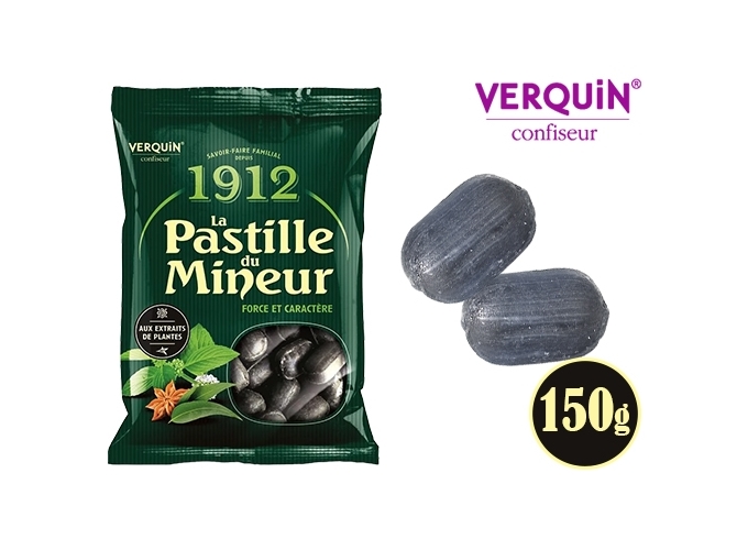 VERQUIN SACHET 150g PASTILLE DU MINEUR  (12)