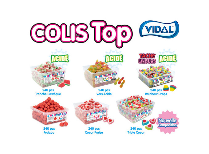 VIDAL COLIS 'TOP' 6 X 240 GELIFIES (1)
