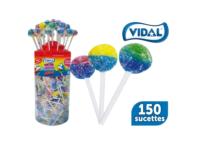 VIDAL TUB0 150 SUCETTES TACHE LANGUE BI-COLORS (1)