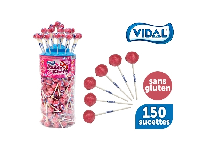 VIDAL TUB0 150 SUCETTES TACHE LANGUE CERISE (1)
