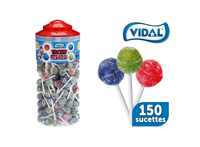 VIDAL TUB0 150 SUCETTES TACHE LANGUE STANDARD (1)