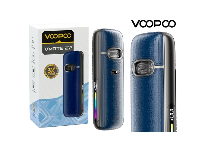 VMATE E2 VOOPOO 1500 mha BLEUE