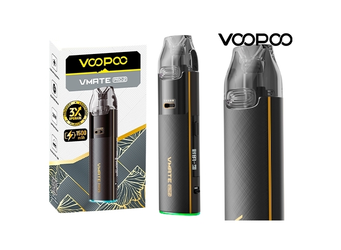 VMATE PRO 2 VOOPOO 1500 mha BLACK