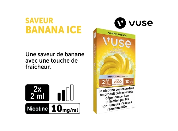 VUSE PRO BANANE ICE 10MG 2 PODS